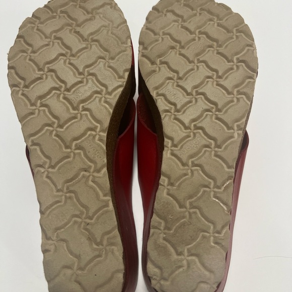 Wedge Sandals Cross Strap Leather Cork size 7.5 . Used - Picture 6 of 13